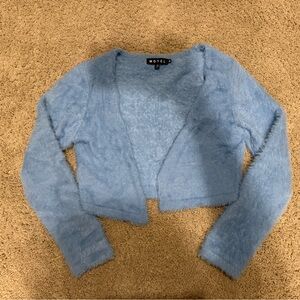 Motel Rocks fuzzy cropped cardigan